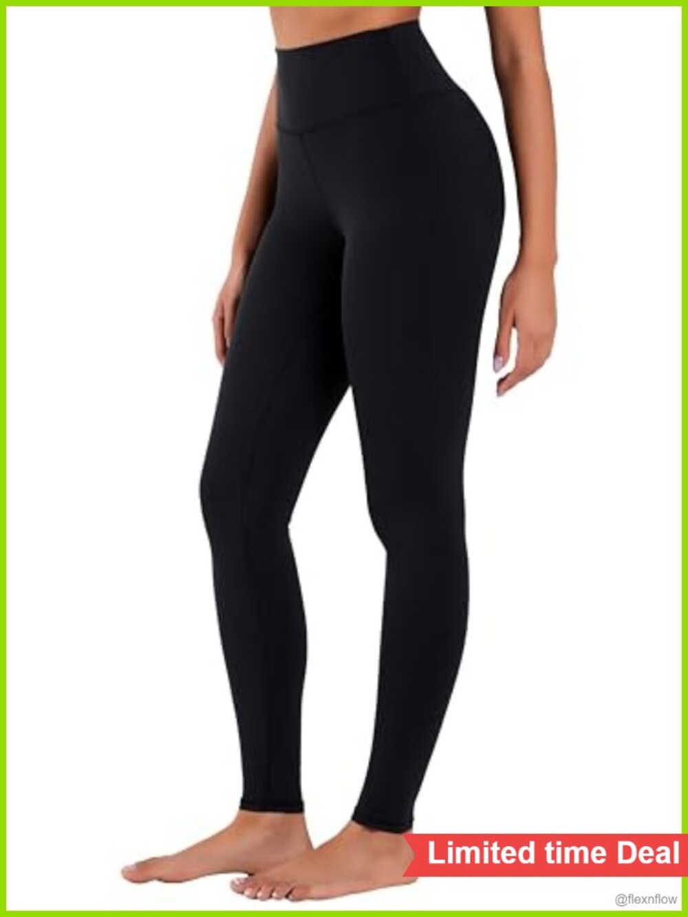 Women's High Waist Yoga Leggings Buttery Soft Tummy Control Nylon Stretch Run